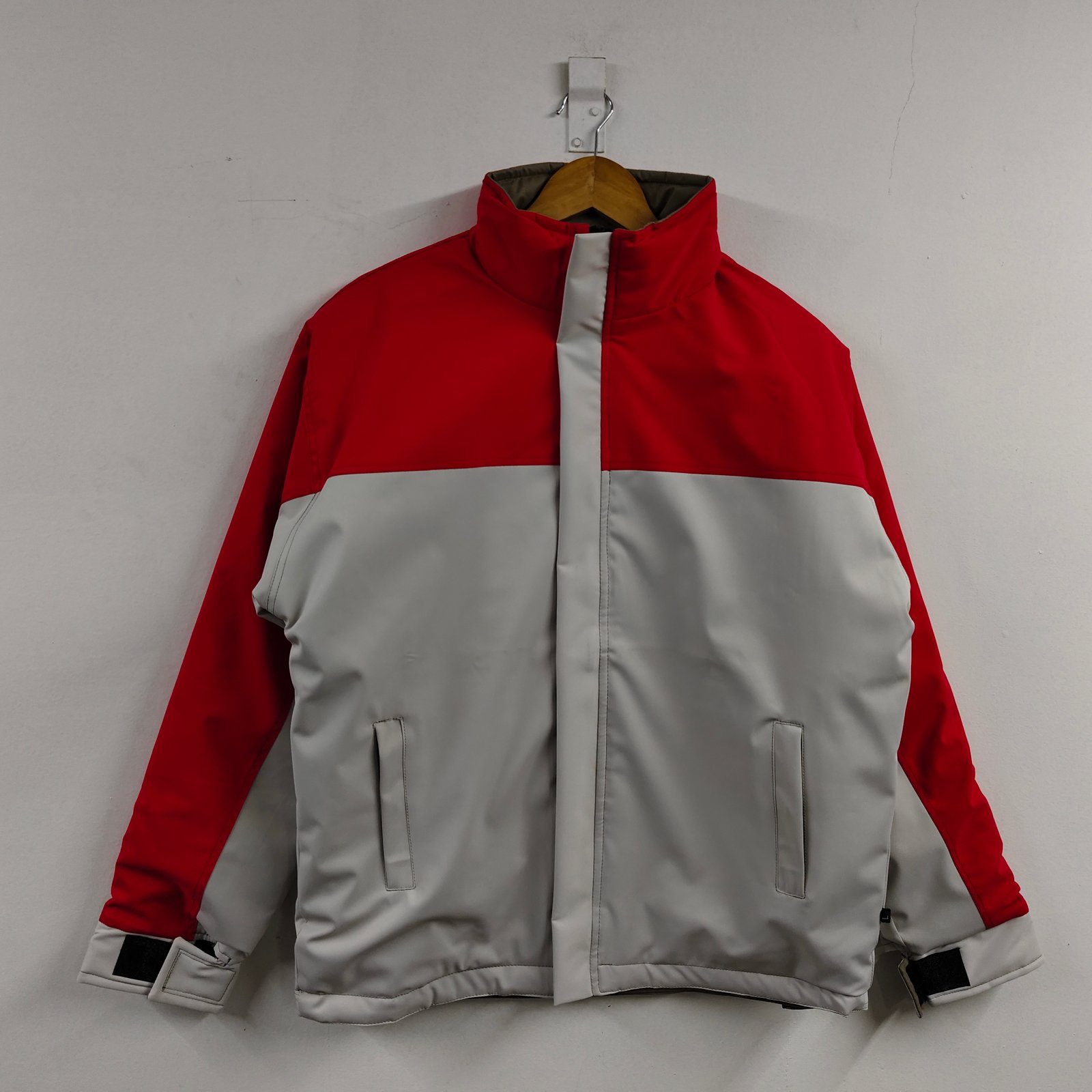 Color Reversible Crazy Jacket – Red, White ; Black
